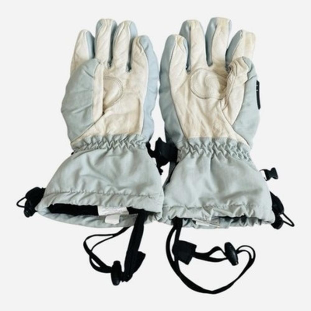 Dakine Men's Snowboard Ski Gloves Grey Red Insulated Winter Gauntlet Size M - Picture 4 of 7